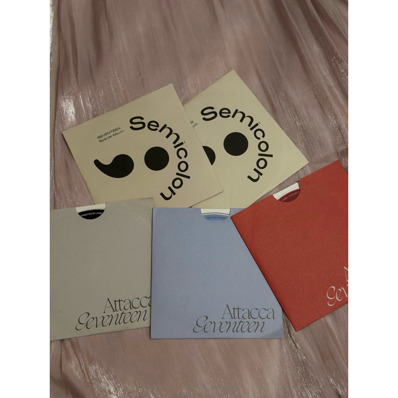 CD ONLY ALBUM ATTACCA SEVENTEEN CD ONLY ALBUM SEMICOLON SEVENTEEN CD ONLY SVT ALBUM ATTACCA SEMICOLO