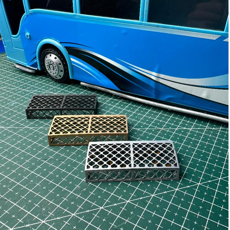 TUTUP CORONG MINIATUR 12 NOT GABUNG MINIATUR BUS CORONG BASURI PENUTUP ATAS 12 NOT GABUNG