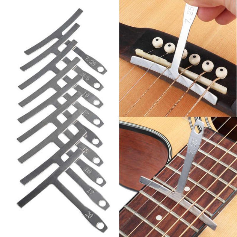 ALAT UNTUK MENGATUR RADIUS GITAR FINGERBOARD FRETBOARD RADIUS GAUGE GITAR