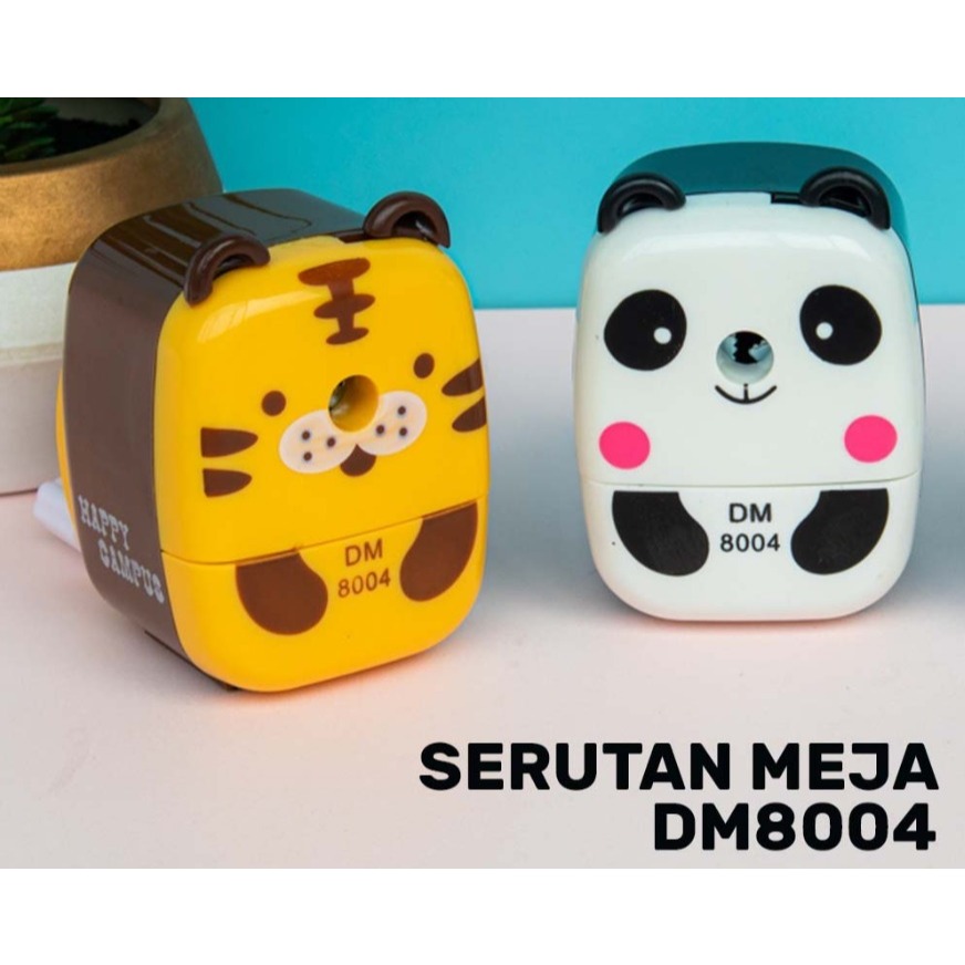 

Serutan Pensil / Rautan Pensil Putar DM 8004 / SERUTAN MEJA