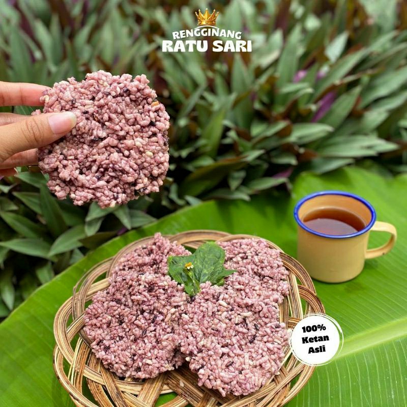 

RENGGINANG RATU SARI BERAS KETAN HITAM 500G ISI20PCS