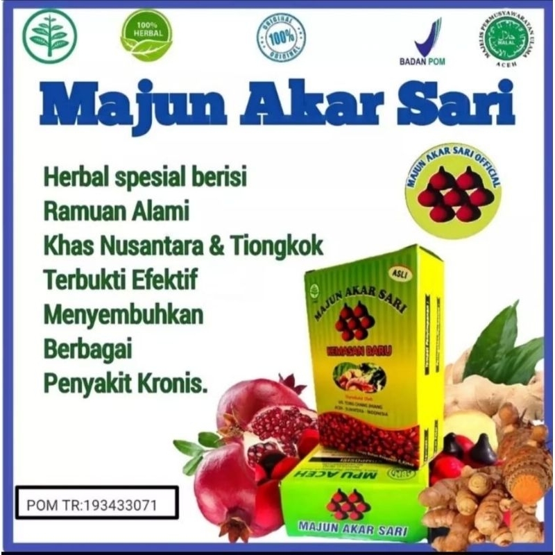 MAJUN AKAR SARI KOTAK HIJAU