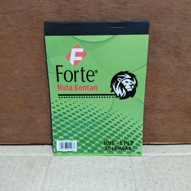 

1 Pcs Buku Nota Kontan 1 Ply FORTE
