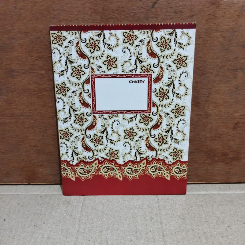 

2 Pcs Buku Tulis 38 Lembar Cover Batik ( Ukuran Kwarto )