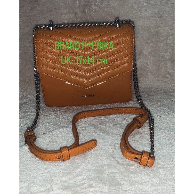 Brand P*prika Preloved Tas Sling mini kulit wanita
