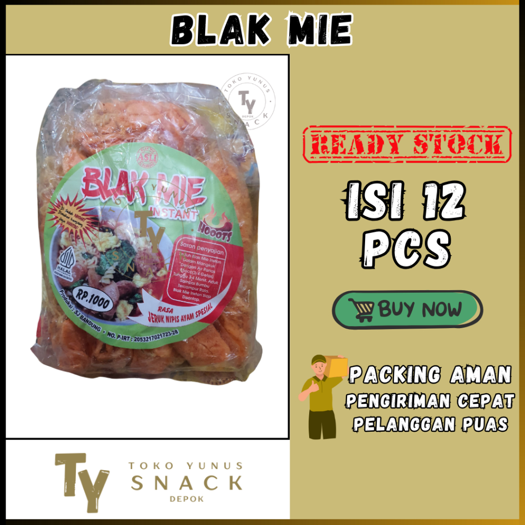

BLAK MIE // SEBLAK MIE INSTANT 1 PACK ISI 12 PCS