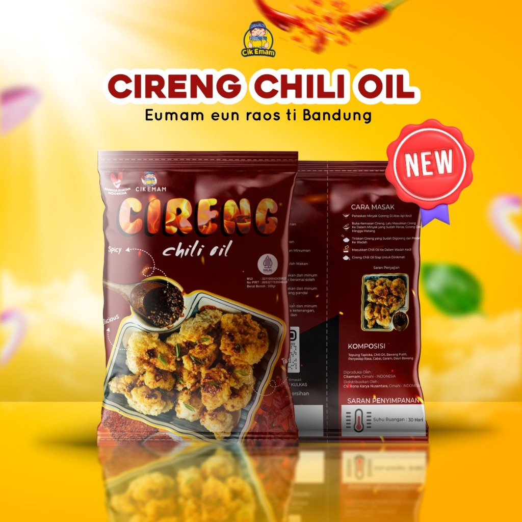 

Cireng Chili Oil Cik Emam