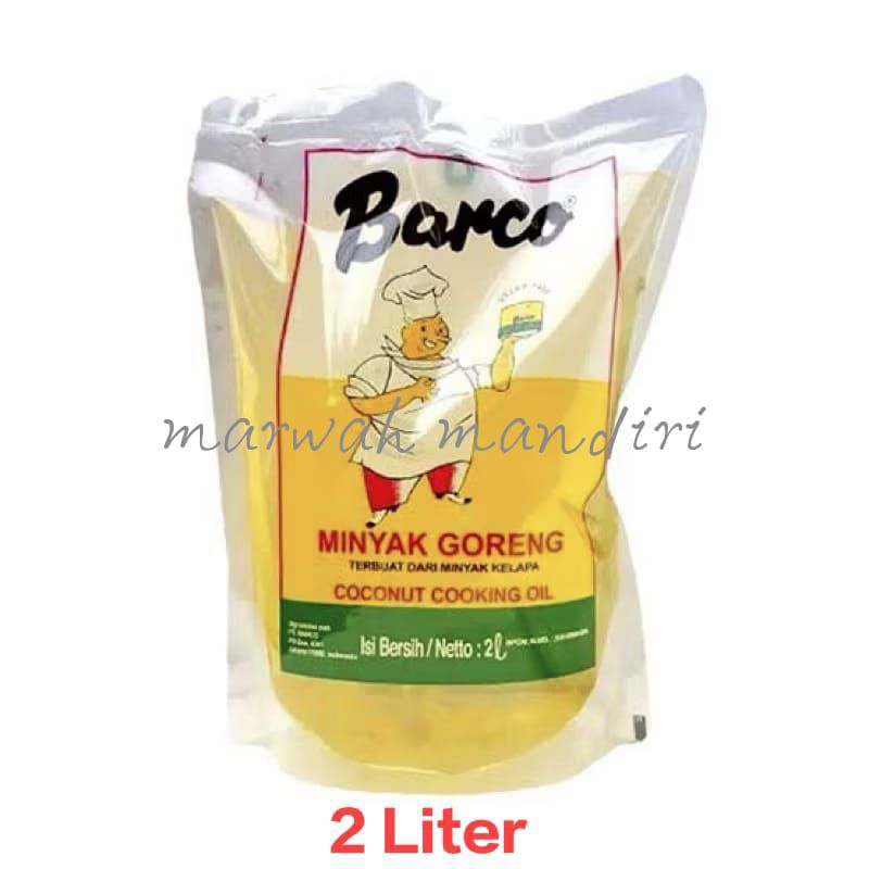 

BARCO REFILL 2 LITER / MINYAK KELAPA MURNI BARCO / COCONUT COOKING OIL