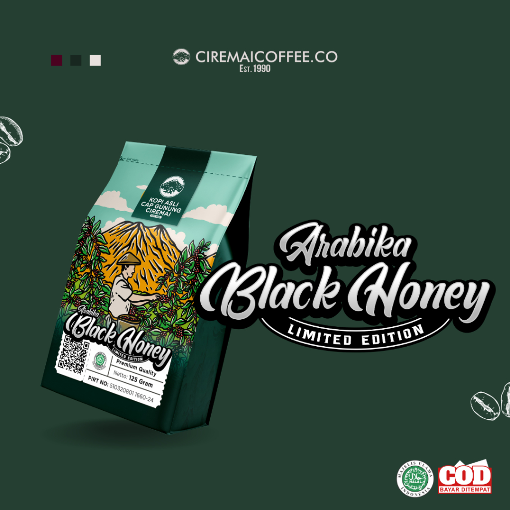 

Arabika Black Honey Cap Gunung Ciremai