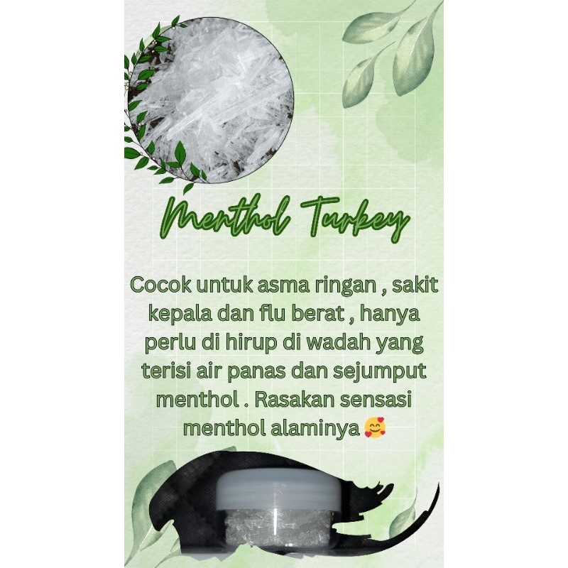 Mentol kristal untuk flu
