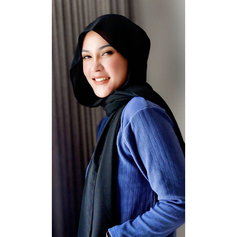 Pasmina Instan Mleyot (Black)