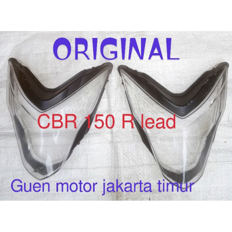 mika kaca lampu head lamp depan CBR lead Original