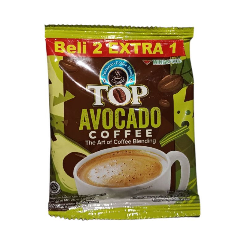 

(isi 1 pcs) Top Avocado Coffee Kopi 22g