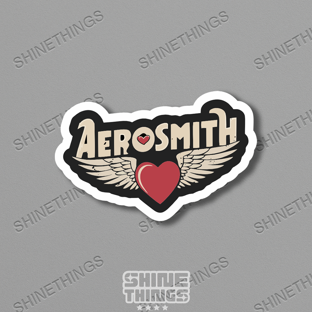 

[Stiker Satuan] stiker Aerosmith || sticker aesthetic band Aero Smith