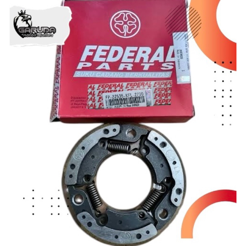 Kampas Kopling Ganda Only Kampas Ganda Federal KFL Supra Fit New Supra Fit X Revo 100 Lama Legenda