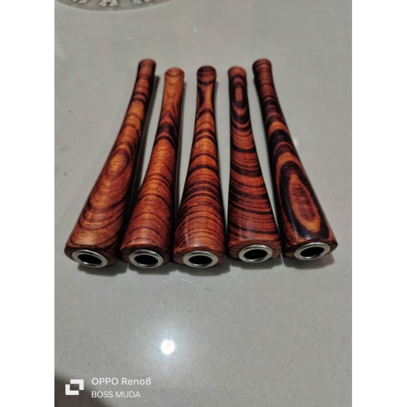 ONCE PIPA KAYU GAHARU ZEBRA MERAH ASLI WANGI BERKUALITAS