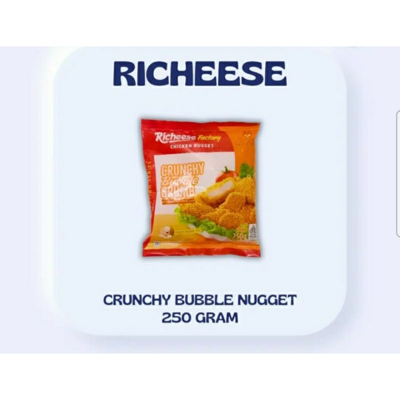 

Richeese Crunchy Bubble Nugget 250gram