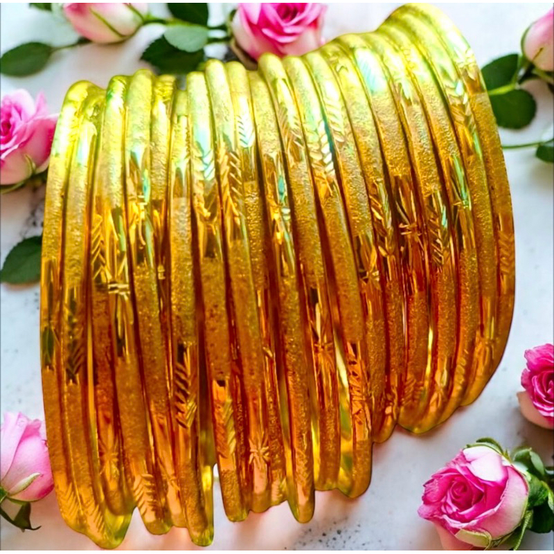 Gelang Kroncong Dewasa motif Emas