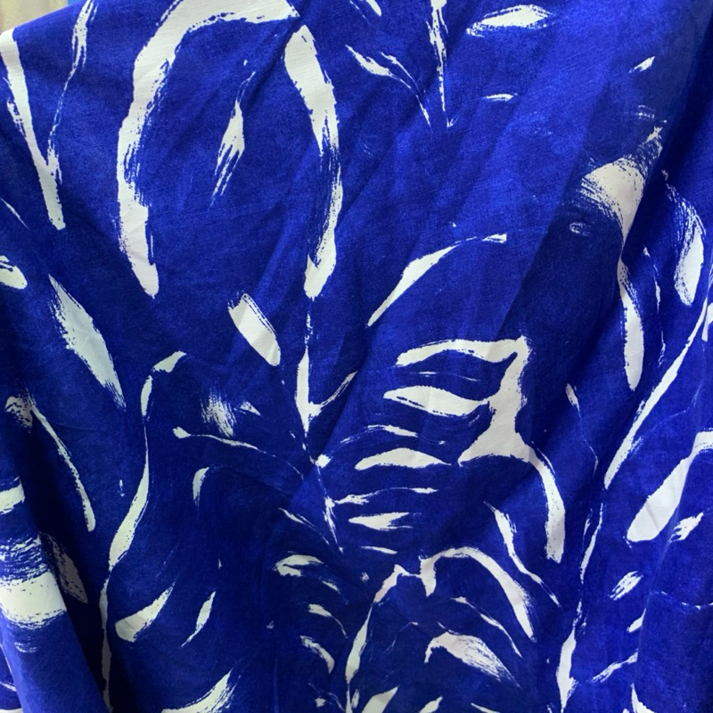 Kain cotton linen - Bahan Kain katun linen premium - Kain linen motif  - Kain katun motif - Kain kat