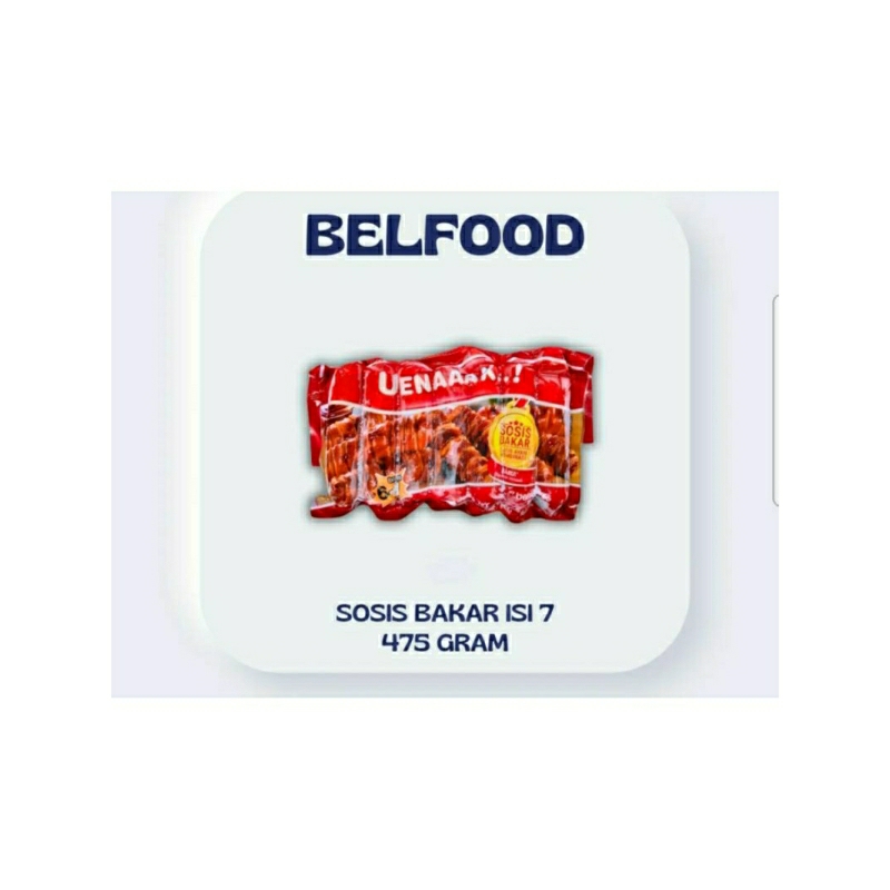 

Belfoods Sosis Bakar Jumbo 475g (7 pcs)