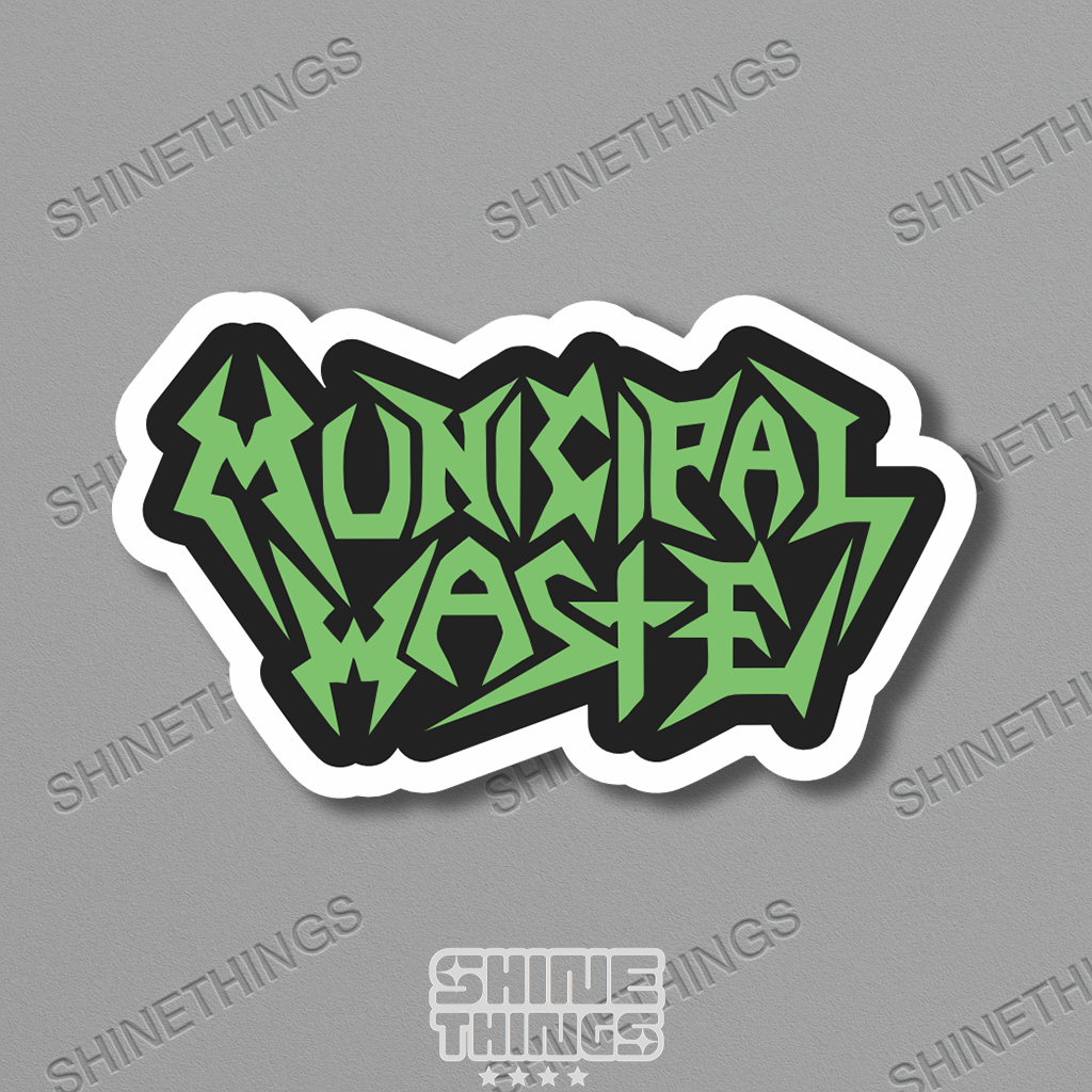 

[Stiker Satuan] stiker MUNICIPAL WASTE || sticker aesthetic band MUNICIPAL WASTE