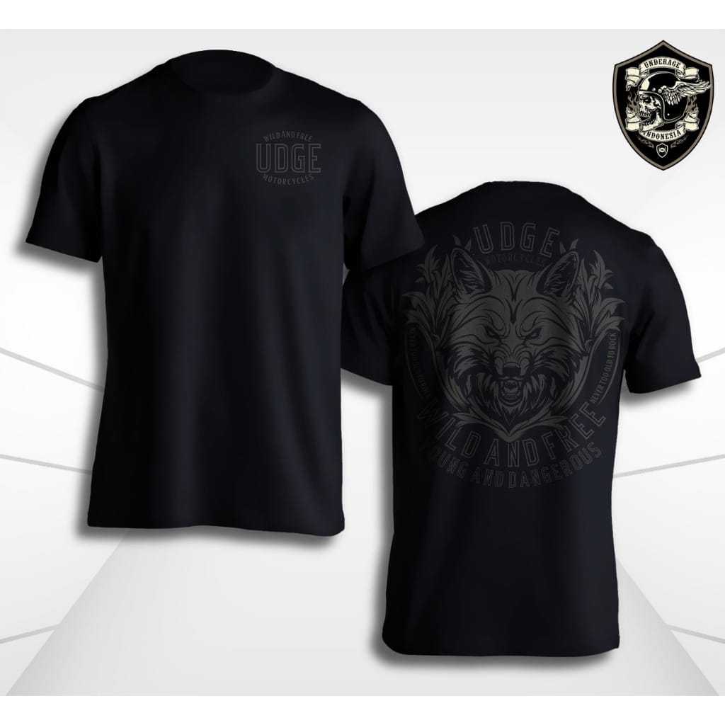 UNDERAGE Kaos Pria Distro Original Baju Atasan Lengan Pendek - Tshirt Motor UG 235