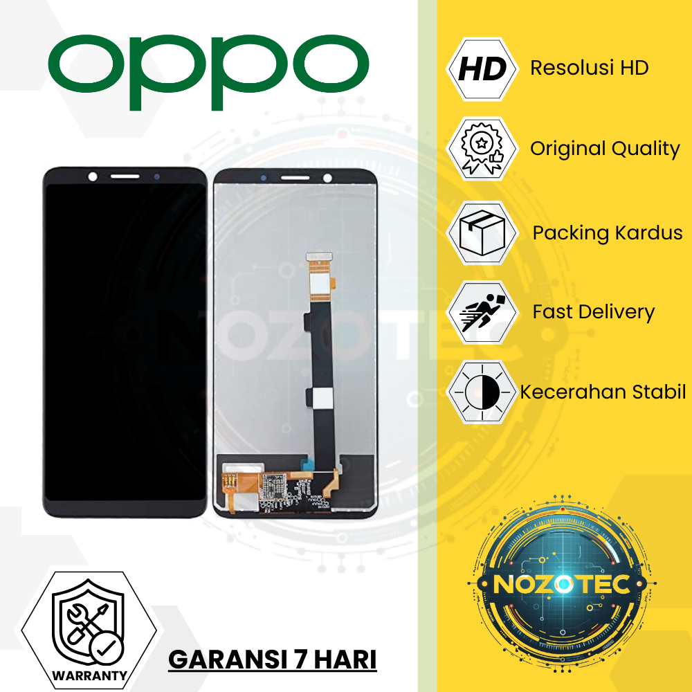 LCD TOUCHSCREEN HP OPPO F5 / A73 / F5 YOUTH / F5 PLUS SPAREPART LAYAR SENTUH FULLSET COMPLETE ORIGIN