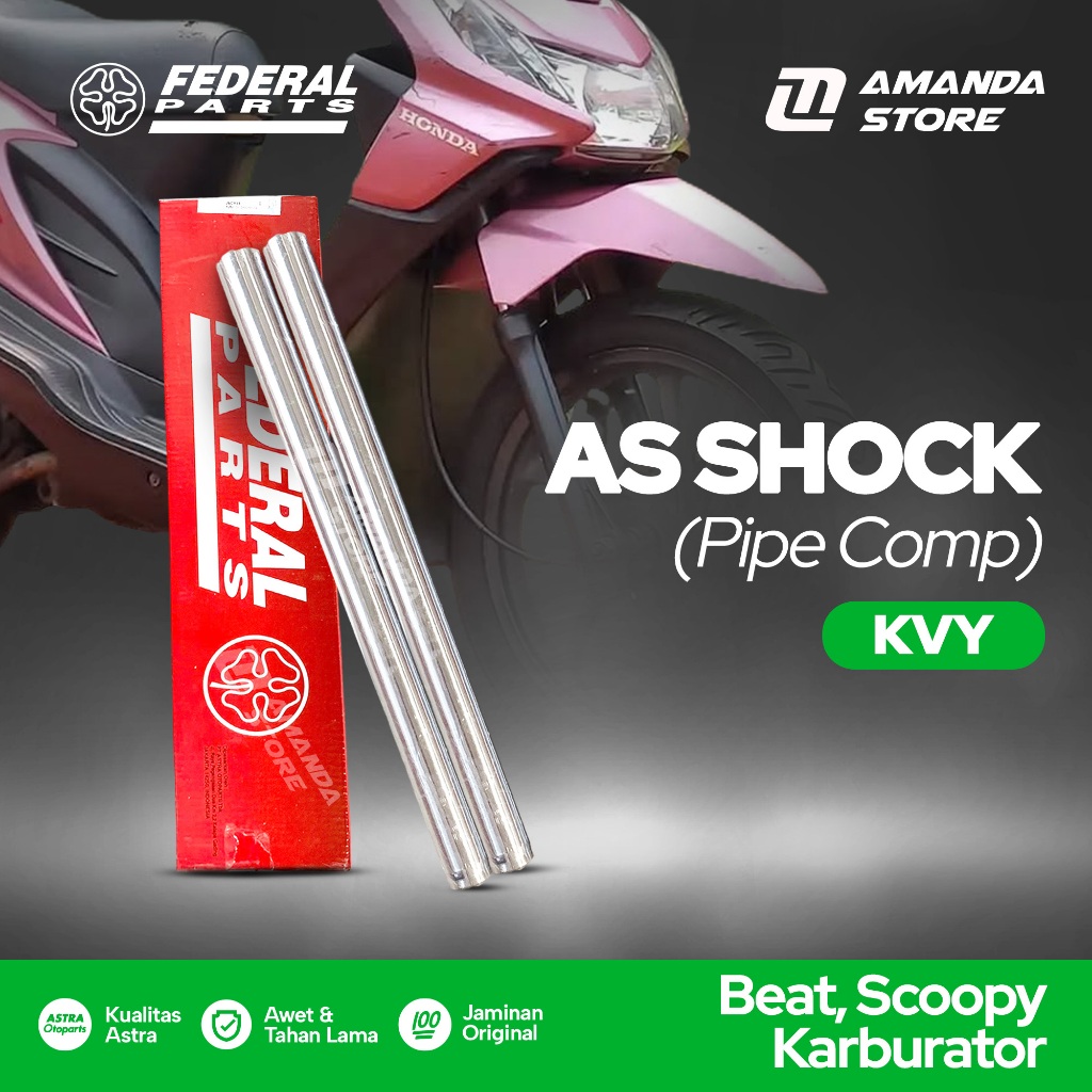 AS SHOCK Depan BeAT Karbu Scoopy Karbu (KVY) Original Federal Parts