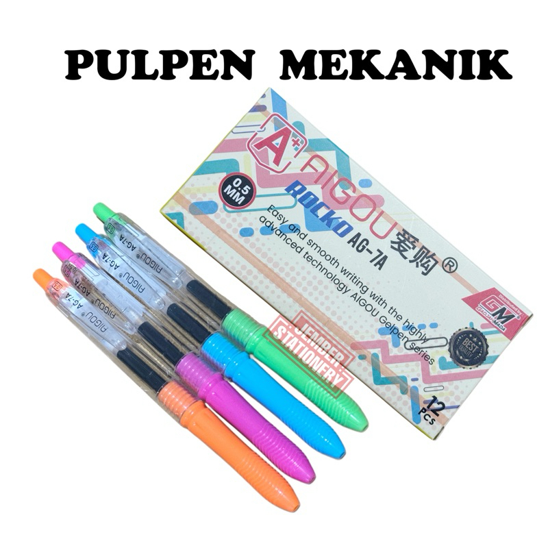 

(12pcs) Pulpen Rocko Cetetan / Pen Mekanik