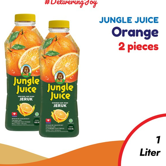 

Jungle Juice Orange 1 L - Twin Pack