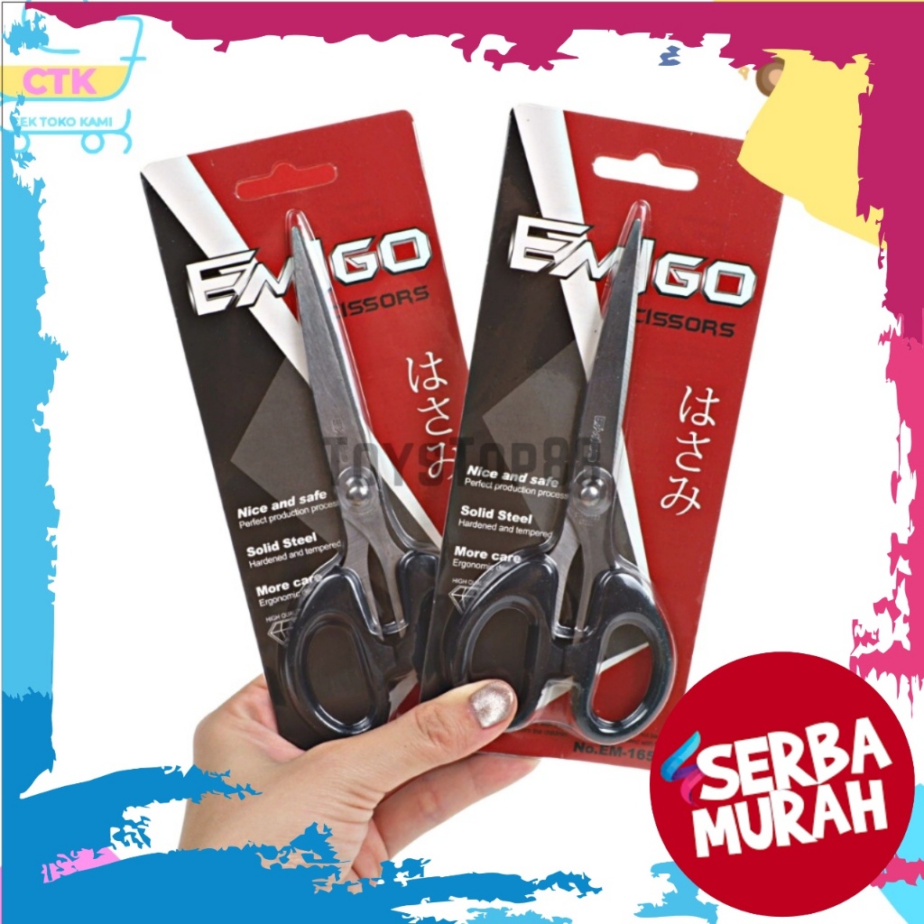 

Emigo Gunting Serbaguna Kertas Tanggung EM-165