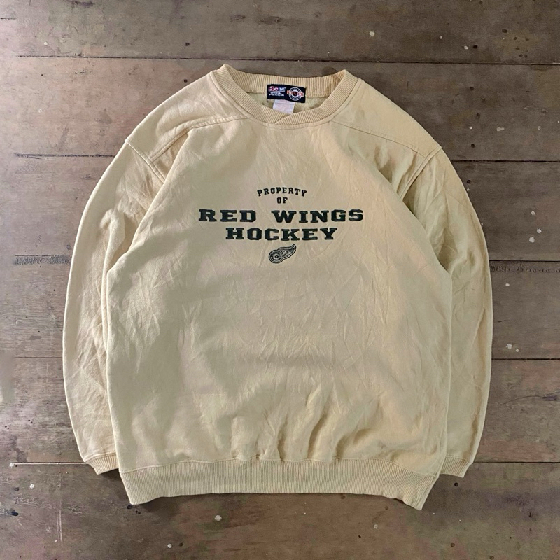 NHL Vtg Detroit Red Wings Hockey CCM Crewneck Sweatshirt