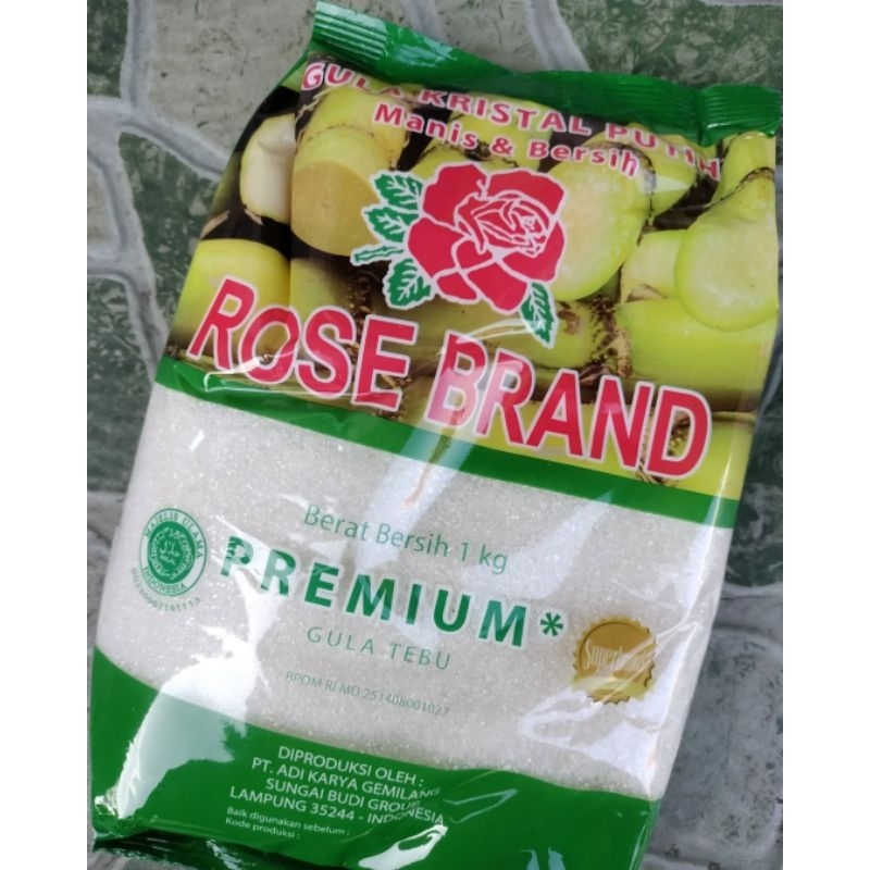 

Gula Pasir Rose Brand 1kg - Manis Alami-Kualitas Premium