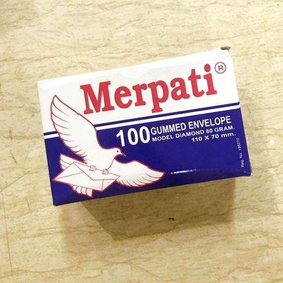 

Amplop Mini Merpati Biru 80 Gram