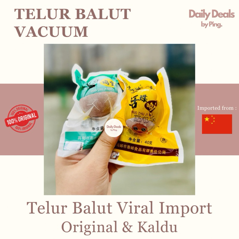 

[READY STOCK] Telur Balut Vacuum Import Original China