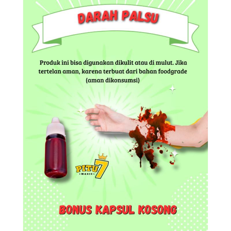 ALAT SULAP DARAH PALSU - MAINAN PRANK