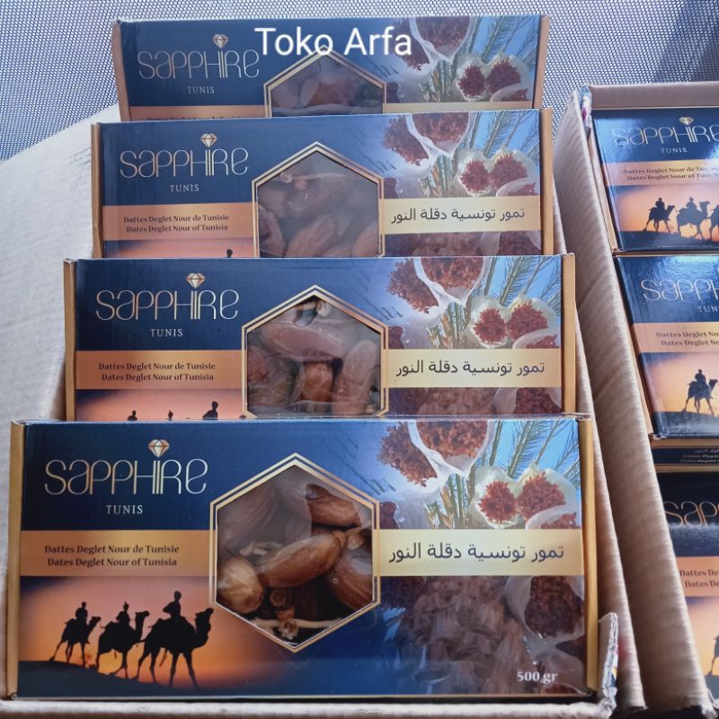 

Kurma Tangkai Sapphire Tunis 500 gr