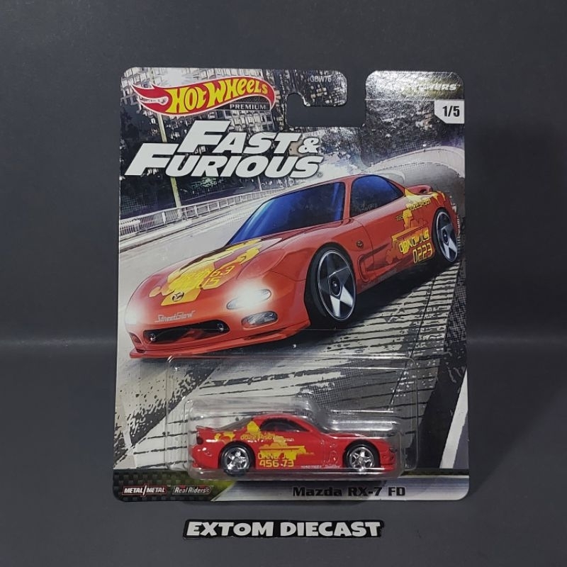 Hotwheels Mazda RX7 FD Fast Tuners Fast and Furious