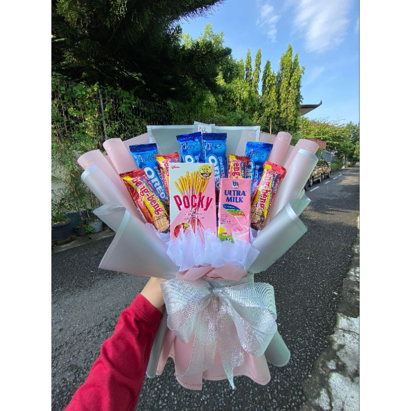 

BUKET SNACK|BUKET JAJAN|BUKET PINK