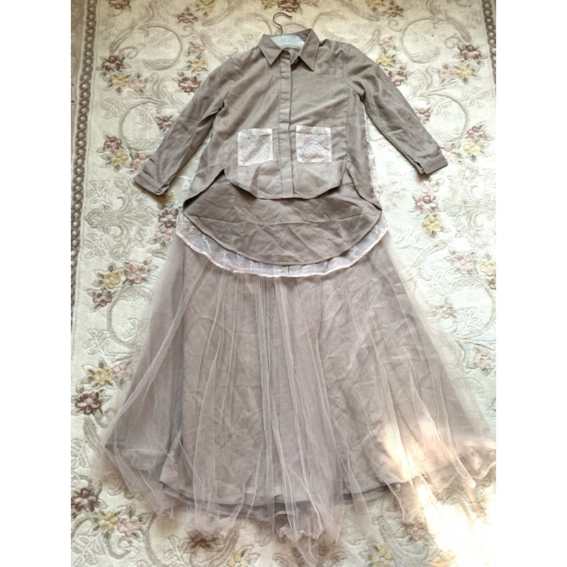 one set anak baju lebaran anak brand shhrarea kids preloved