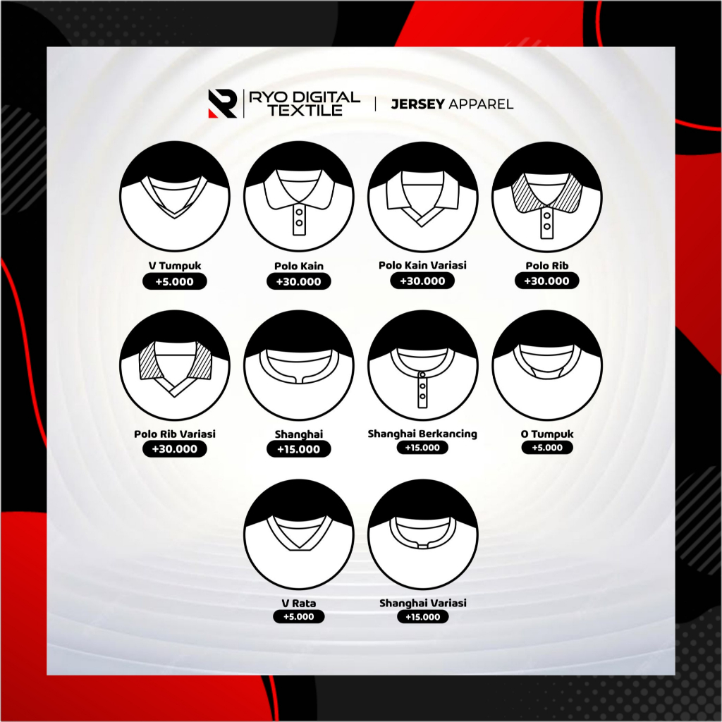 Krah Jersey Shanghai Polo V-Neck Rata