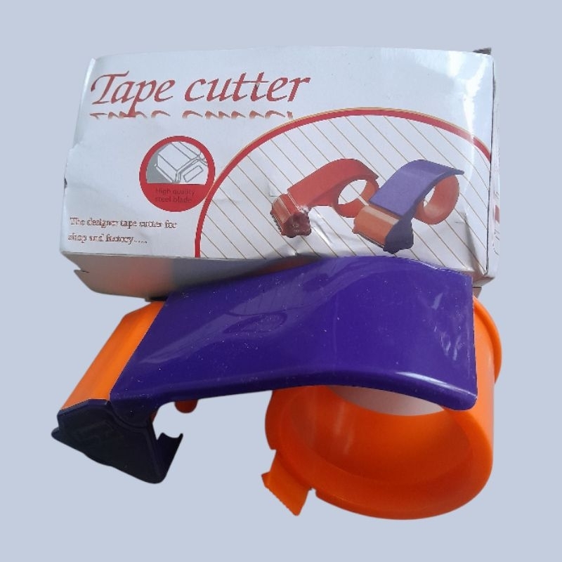 

Tape Cutter Dispenser, alat Pakai Pasang Potong Lakban, Selotip Besar Solasiban