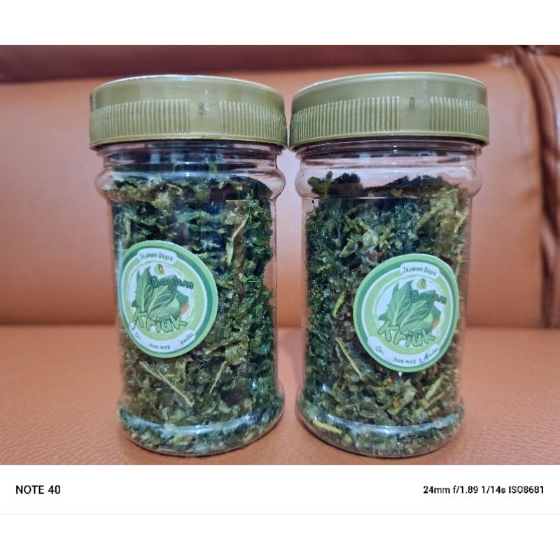 

Bayam krispi Renyah dan gurih cemilan sehat rumahan 25gr