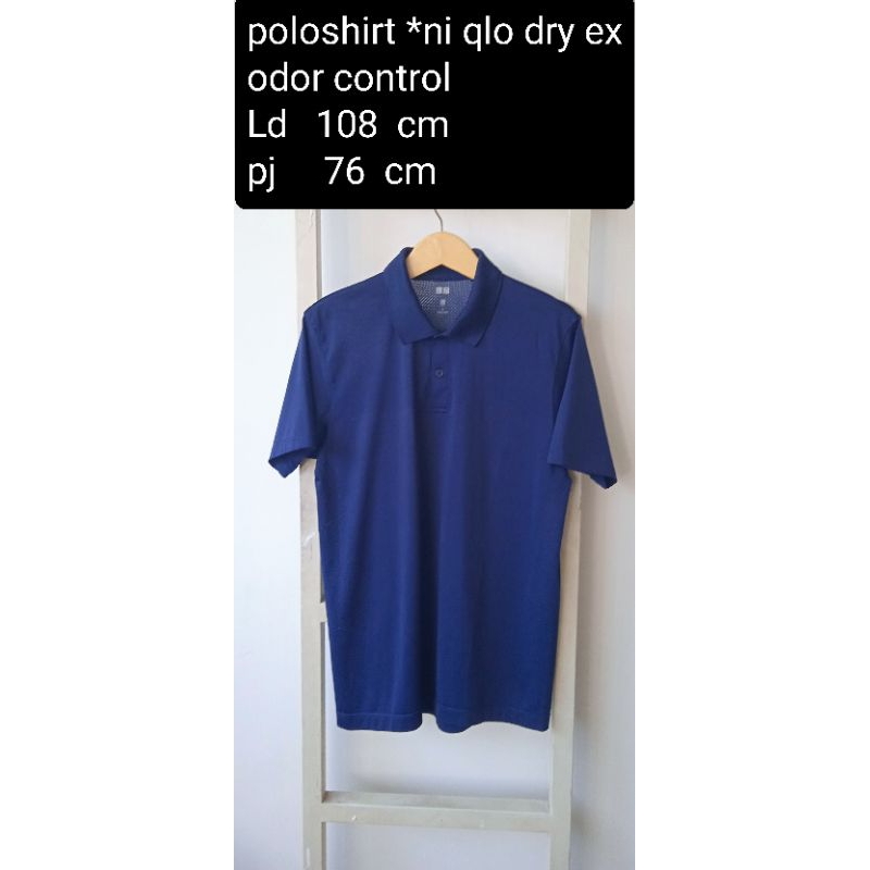 poloshirt *uniqlo dry ex odor control