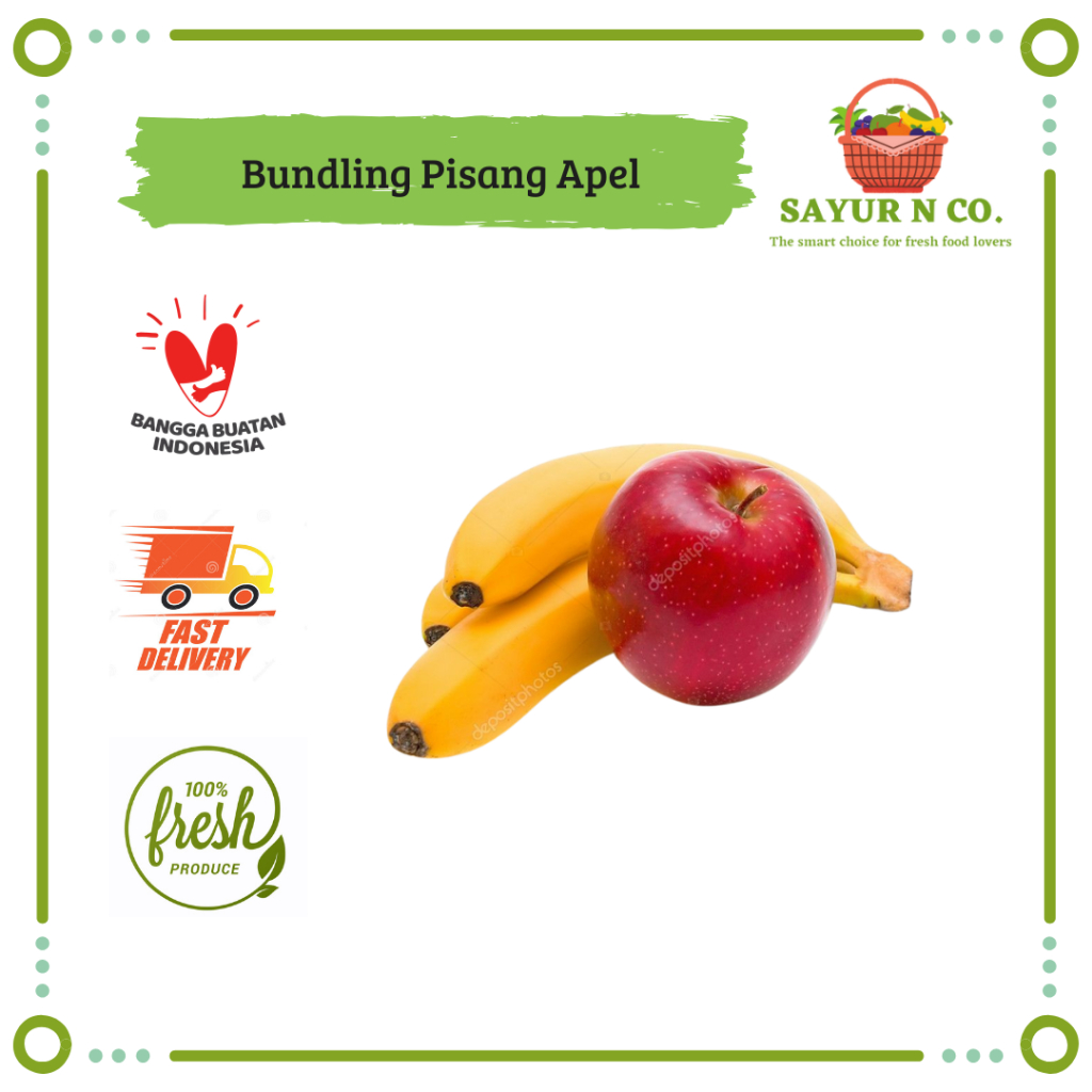 

Bundling Apel Fuji - Pisang Cavendish 350gr | Sayur N Co Bekasi
