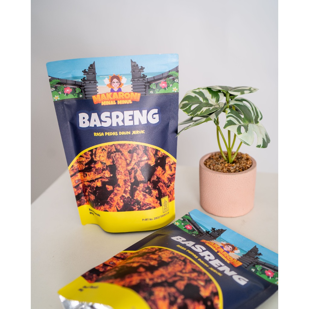 

THE KERANJANG BALI - KRIPIK BASRENG PEDAS DAUN JERUK ASLI BALI