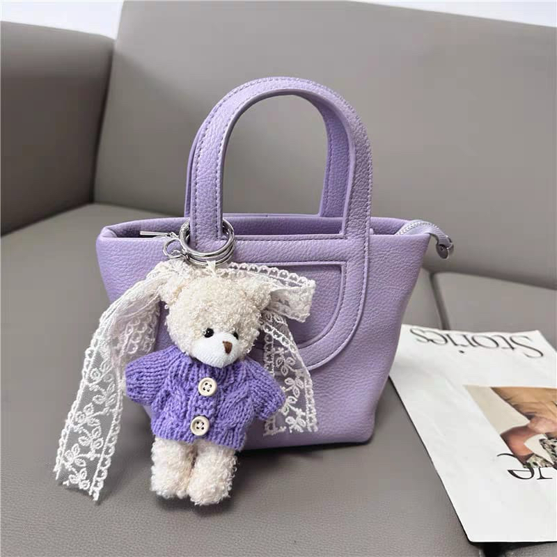 Tas selempang wanita Tas Royal Cuir beruang LiLac #9175 (deffect)