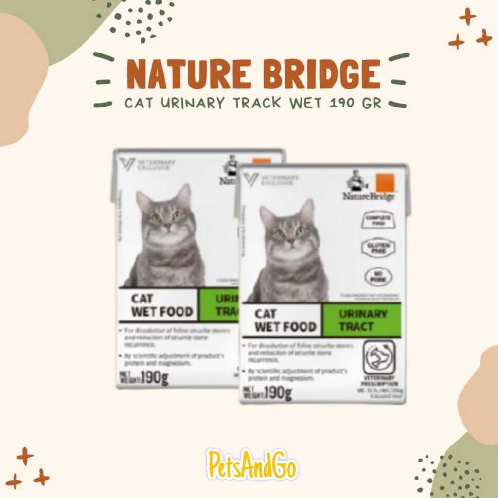 WET NATURE BRIDGE URINARY CAT WET FOOD 190GR / Urinary Cat Wet Food