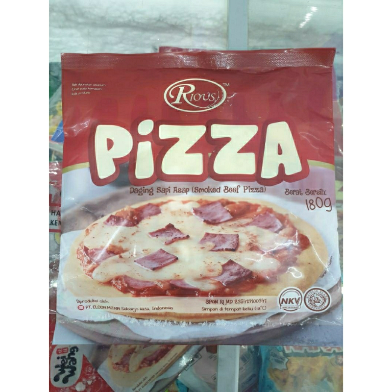 

Rious Pizza Daging Sapi Asap 180gram