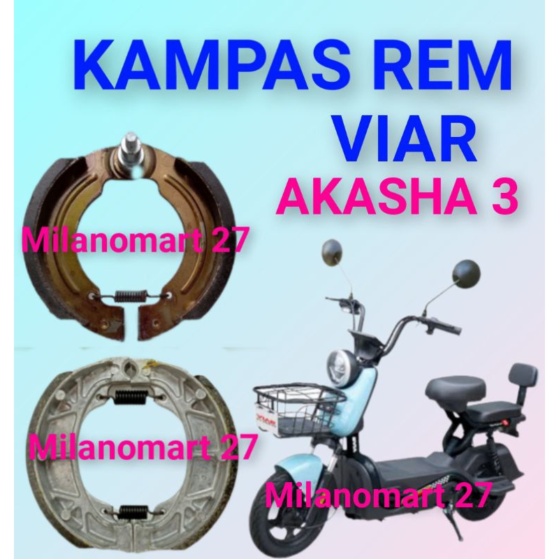 kampas rem viar akasha 3 kampas rem sepeda listrik VIAR AKASHA 3